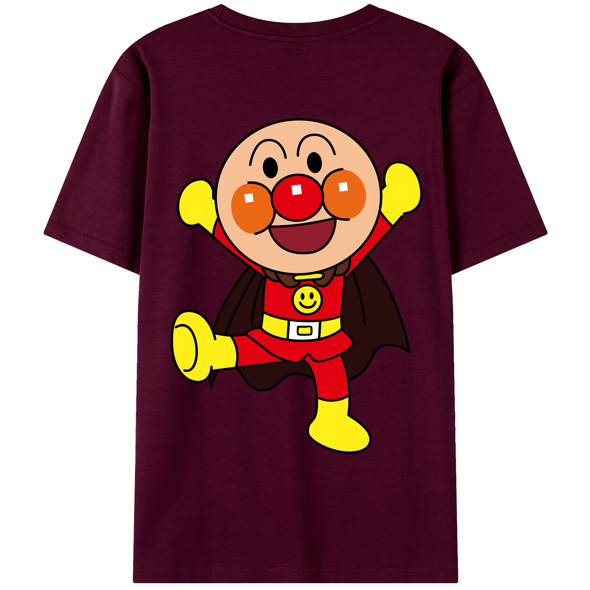 （画像用） アンパンマン Anpanman レディース半袖Tシャツ(バックプリント)